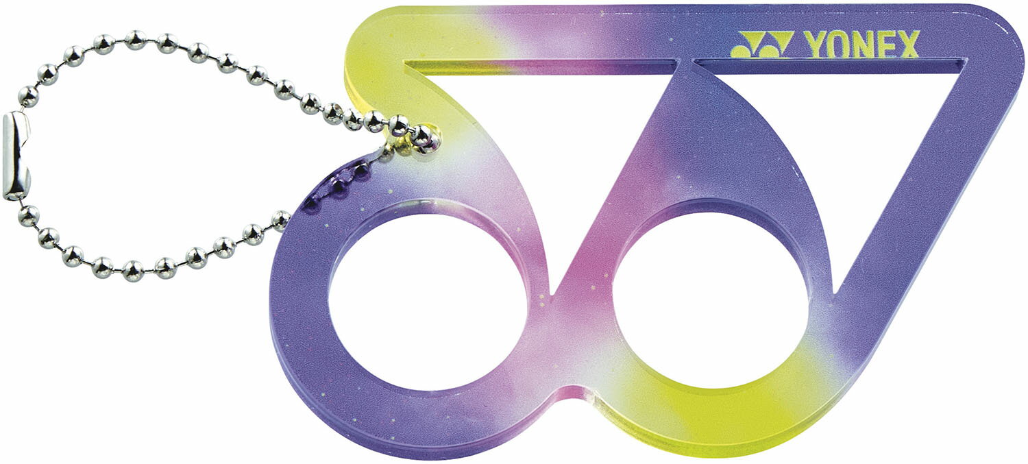 【送料無料】ヨネックス ロゴキーホルダー パープル Yonex AC506 039