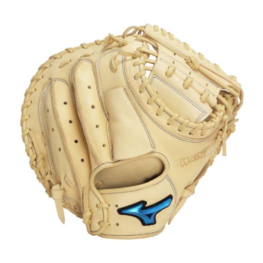 【送料無料】ミズノ 軟式用ウィルドライブ ブルー捕手用／B-D型 ブロンド Mizuno 1AJCR3290080