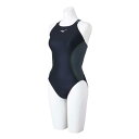 【送料無料】ミズノ 競泳練習用ミディアムカット ブラック×チャコール Mizuno N2MA277593(4)