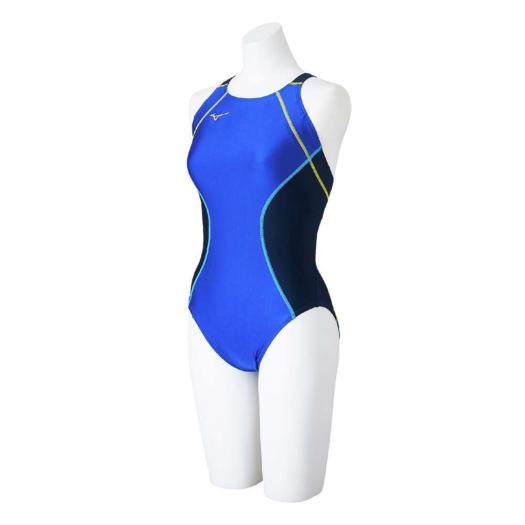 【送料無料】ミズノ 競泳用ローカット ブルー×ネイビー Mizuno N2MAB24525