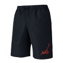 【送料無料】ミズノ アクアフィットネス用ウォーターショーツ ブラック×レッド Mizuno N2JBC10796