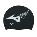 【送料無料】ミズノ シリコーンキャップ ブラック Mizuno N2JWC04009(4)