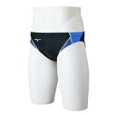 【送料290円】ミズノ 競泳用Vパンツ ブラック×ライトブルー×ネオミント Mizuno N2MB142595