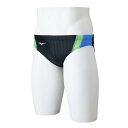 ミズノ 競泳用Vパンツ ブラック×ライトブルー Mizuno N2MBB02192