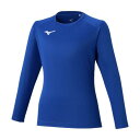 【送料無料】ミズノ フィールドシャツ(長袖) サーフブルー Mizuno P2MAC12325