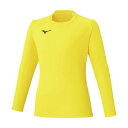 【送料無料】ミズノ フィールドシャツ(長袖) サイバーイエロー Mizuno P2MAC12345