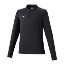 【送料無料】ミズノ ソリッドニットシャツ ブラック Mizuno P2MCC18009