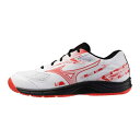 【送料無料】ミズノ スカイブラスター4(エントリーモデル/バドミントン) ホワイト×レッド×ブラック Mizuno 71GA253301