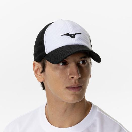 【送料無料】ミズノ メッシュキャップ ブラック×ホワイト Mizuno 32JWC10090
