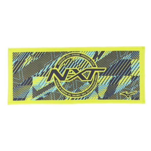 【送料無料】ミズノ 今治製タオル/N-XTフェイスタオル(箱入り) イエロー×ネイビー Mizuno 32JYC10337