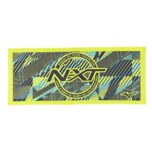 ミズノ 今治製タオル/N-XTフェイスタオル(箱入り) イエロー×ネイビー Mizuno 32JYC10337 ミズノ 今治製タオル/N-XTフェイスタオル(箱入り) イエロー×ネイビー Mizuno 32JYC10337