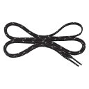 【送料無料】ミズノ ラメ入りフラットシューレース(平型/幅:6mm) ブラック Mizuno J1GZ242009