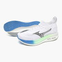 ミズノ MIZUNO NEO ZEN(ランニング) ホワイト×ブラック×ブルー Mizuno J1GC258601