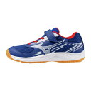 ミズノ クロスマッチスマッシュJr.(卓球) ブルー×ホワイト×レッド Mizuno 81GA257001