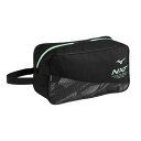 【送料290円】ミズノ N-XTシューズケース ブラック×ミント Mizuno 33JMC01193