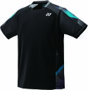【送料無料】ヨネックス ジュニアゲームシャツ ブラック Yonex 10676J 007
