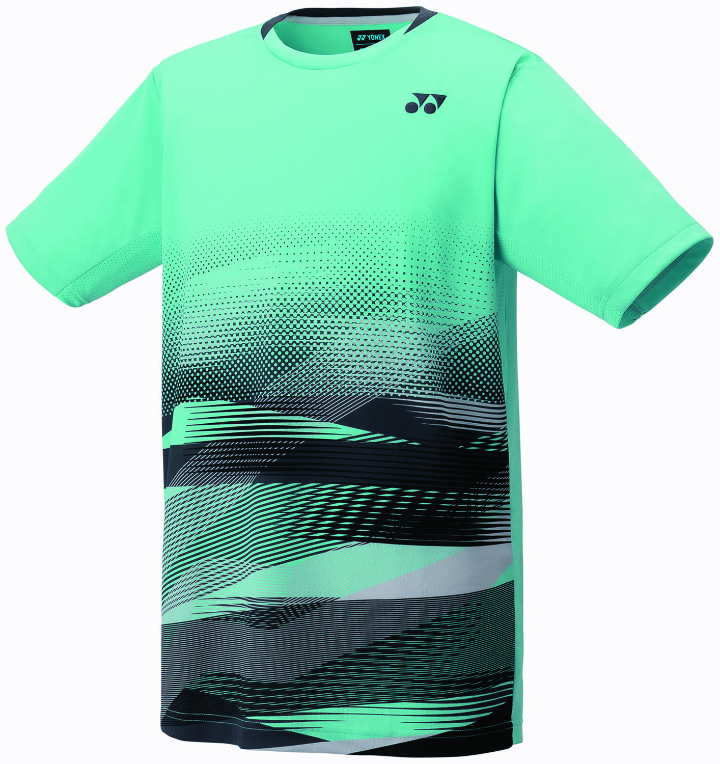 ヨネックス ジュニアゲームシャツ ウォーターグリーン Yonex 10677J 048