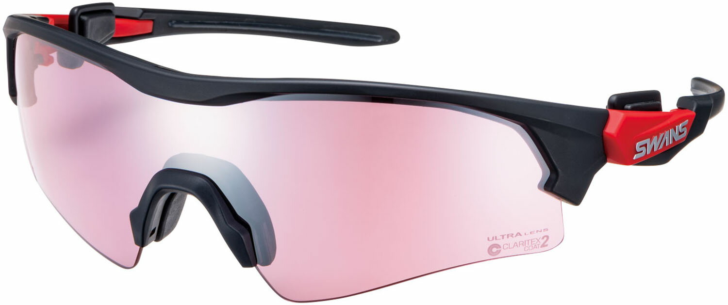 【送料無料】スワンズ FACEONE ULTRA LENS for CYCLINGモデル FO-4417 MBK マットブラック×マットレッ..