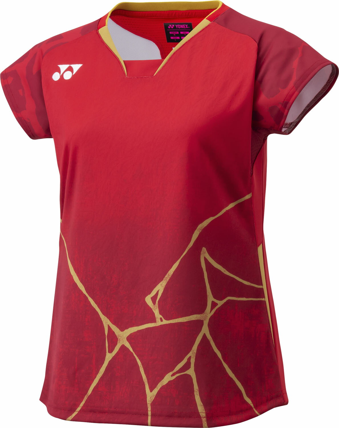 【送料無料】ヨネックス ウィメンズゲームシャツ(フィットシャツ) ワイン Yonex 20962 021