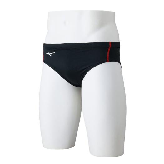 【送料290円】ミズノ 競泳用GX・SONIC STREAM Vパンツ ブラック×レッド Mizuno N2MBC52196