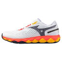 【送料無料】ミズノ オールコート用 ウエーブエンフォースツアー2 AC ホワイト×コーラル×シトラス Mizuno 61GA250060
