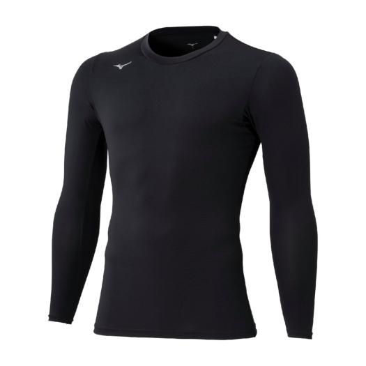 【送料290円】ミズノ ドライインナーシャツ ブラック Mizuno P2MAC52009