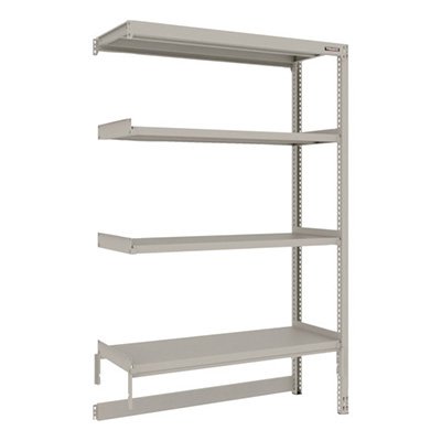 トラスコ TRUSCO スチールラック M2型軽中量棚 台車天板収納型 1160×450×H1800 4段 連結 M2-DB6444B 27..