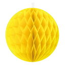 ハニカムボール パーティ 飾り POP ポップ 販促 店頭 ワゴン 什器 イエロー Φ300 TQ8-7000Y