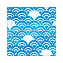 キャンバスアート インテリア 和風 和モダン 日本 伝統柄 おしゃれ 壁掛け CANVAS Pattern 青海波(青) S30 No.43941