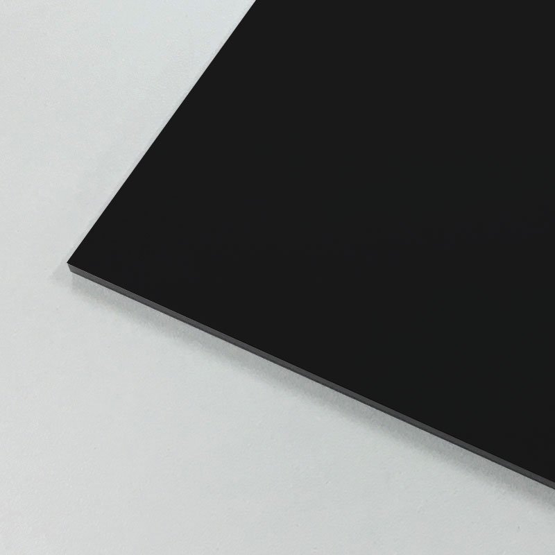 アルミ複合板 アルリーダー ブラック 3mm 810X1620mm 10枚 両面塗装 看板 内装 装飾 アルミパネル 三菱ケミカル