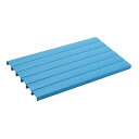 トラスコ TRUSCO オレンジブック 床材 業務用 カラースノコ ブルー 600X1800X48mm TMS-1800 125-8828