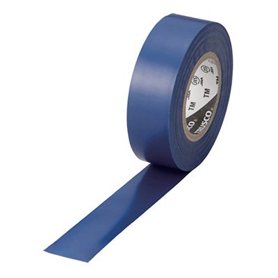 トラスコ TRUSCO オレンジブック 業務用 テープ 脱鉛タイプビニールテープ 青 19mmX10m TM1910B-1P 375-9431