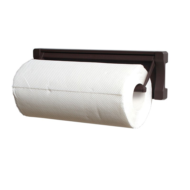 キッチン 洗面所 トイレ 壁 収納 おしゃれ マグネット マグシャーレ ペーパーホルダー ブラウン ニチレ..