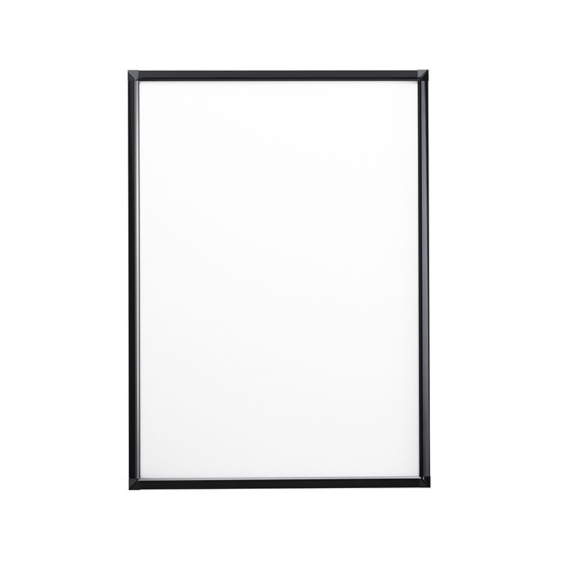 ポスターフレーム ポスター額 A2 壁付け 四辺開閉式 ポスターグリップ PG-20S ツヤ有ブラック 屋内用 角型 店舗 看板 ポスターパネル