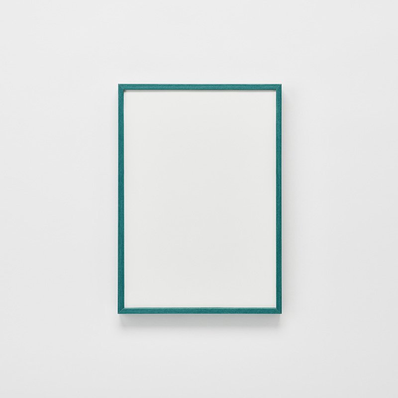 額縁 額 フレーム アルミ アルミフレーム アクリル アルナ デッサン額 T25 B4 エメラルドグリーン 作品 壁 壁面 おしゃれ インテリア