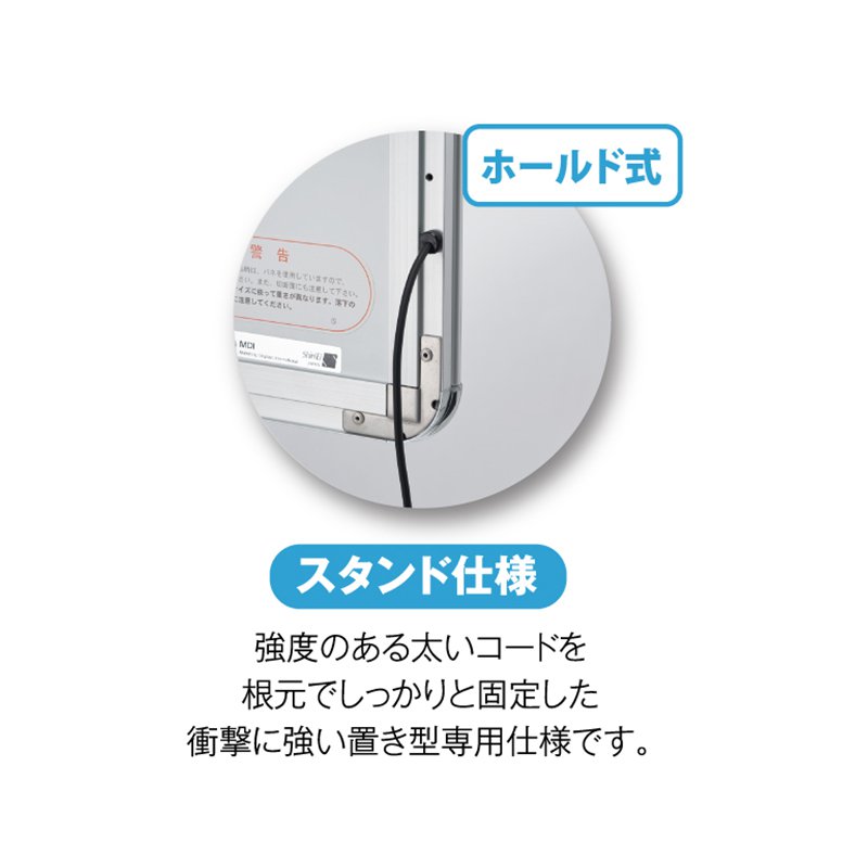 LEDライトパネルポスターフレーム A1 PGライトLEDスリム PG-32R ツヤ無シルバー梨...