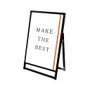 A型看板 スタンド看板 店舗看板 立て看板 バリウススタンド看板 A1 ロウ ブラック 片面 常磐精工 看板 屋外 ポスター BVASKAC-A1LK