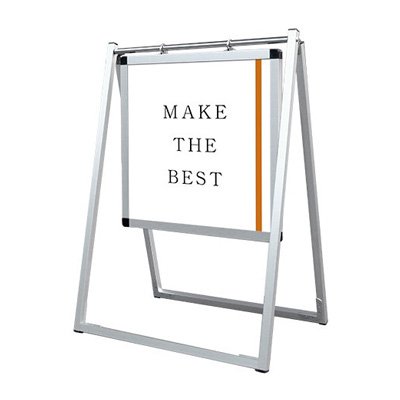 看板 スタンド看板 立て看板 スイングサイン 屋外 450×450 アクリルカバータイプシルバーSWSAC-450X450印刷なし 本体 常盤精工