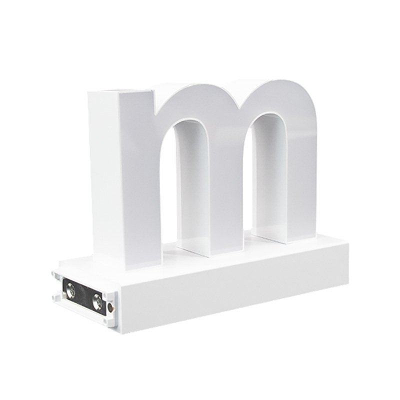 光る文字 光る看板 LED 看板 abcMIX マグネット連結 HA100 アルファベット 文字 【m】インテリア カウンターサイン 受付サイン 社名看板