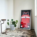 ユニフォームケース ユニフォーム額 額縁 バスケットボール 片面 UVアクリル シルバー(布カラー:ベージュ) アルナ コレクションケース