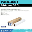 インクジェットロール紙 大判プリンター用紙 エプソン 純正 PXMC36R1 プロフェッショナルフォトペーパー 厚手光沢 914mm×30.5m