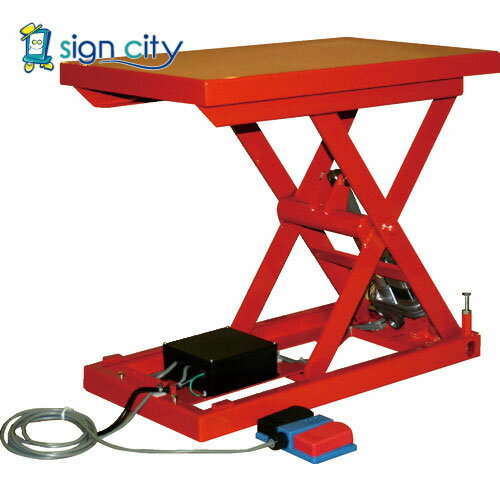 トラスコ TRUSCO テーブルリフト100kg 電動Bねじ式 DC24Vバッテリー専用 520×850 HDL-H1058R-D2 160-5418