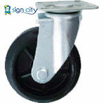 トラスコ中山 TRUSCO オレンジブック カゴ車 省音ハイテナー用 自在キャスター φ150ゴム車 THTXJ-150 389-9071