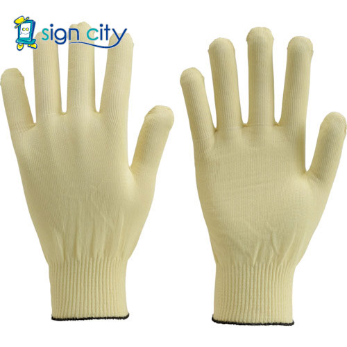 トラスコ中山 TRUSCO オレンジブック 保護具 耐切創アラミド手袋15ゲージ 薄手タイプ Lサイズ（10枚入..