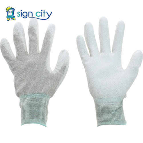 トラスコ中山 TRUSCO オレンジブック 保護具 静電気対策・銅繊維入ESD手袋 手のひらコートタイプ Mサイズ まとめ買い10双 ESD-GPCM-M10 ...