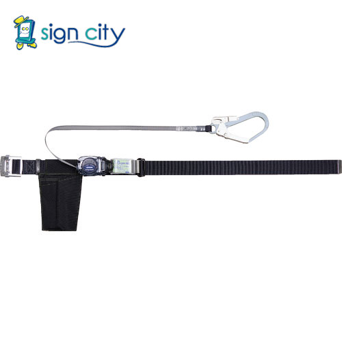 トラスコ中山 TRUSCO オレンジブック 安全用品 巻取式 胴ベルト型墜落制止用器具 幅50mmX長さ1200mm ブ..