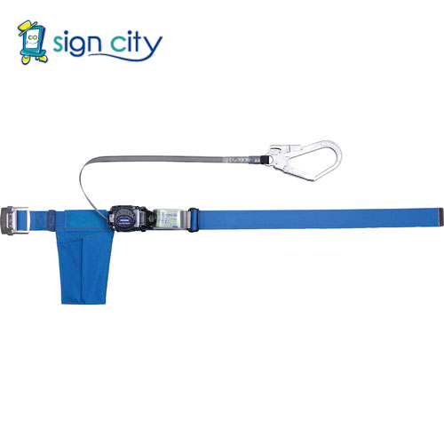 トラスコ中山 TRUSCO オレンジブック 安全用品 巻取式 胴ベルト型墜落制止用器具 幅50mmX長さ1400mm ブ..