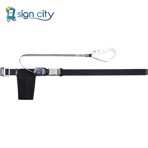 トラスコ中山 TRUSCO オレンジブック 安全用品 巻取式 胴ベルト型墜落制止用器具 幅50mmX長さ1400mm ブ..