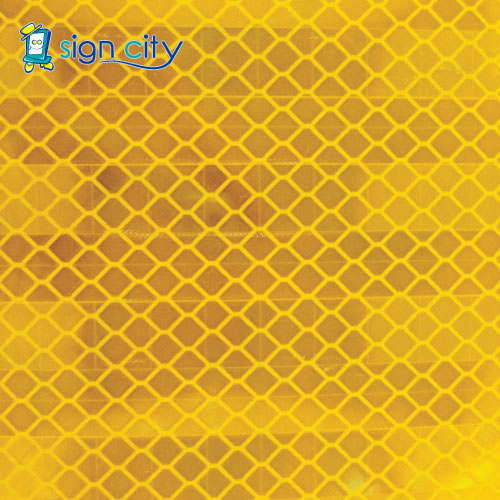 トラスコ中山 TRUSCO オレンジブック 標識 標示 超高輝度反射シート プリズム型 455mmX227mm 黄 HS-452..