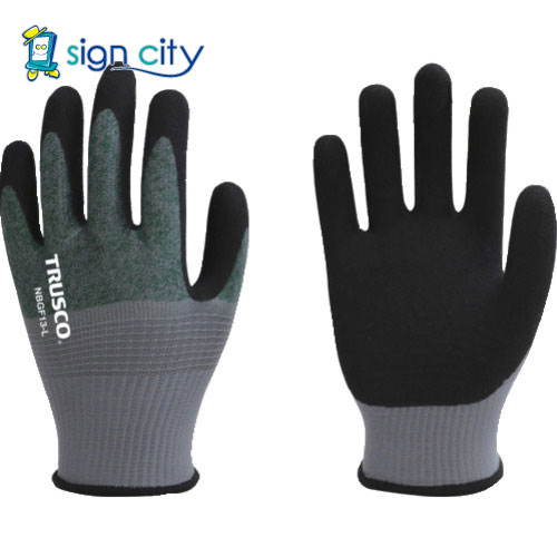 トラスコ中山 TRUSCO オレンジブック 保護具 ニトリルゴム背抜き手袋 極薄手 18ゲージ M NBG18M 682-3545